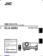 JVC D-ILA DLA-G20U Instructions Manual preview