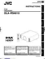 Preview for 1 page of JVC D-ILA DLA-RS4810 Instructions Manual