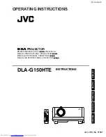 JVC DLA-G150HT - Cineline Projector Instructions Manual preview