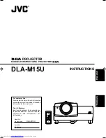 Preview for 1 page of JVC DLA-M15U Instructions Manual