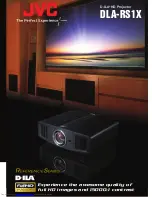 Preview for 1 page of JVC DLA-RS1X - Reference Series Home Cinema Projector Brochure & Specs