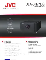 JVC DLA-SH7NLG Specifications preview