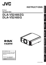 JVC DLA-VS2400G Instructions Manual preview