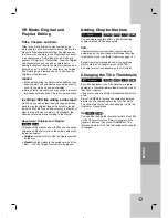 Preview for 39 page of JVC DRMV80B - DVDr/ VCR Combo Instructions Manual