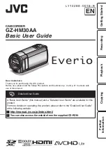 JVC Everio GZ-HM30AA Basic User'S Manual preview