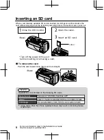 Preview for 8 page of JVC Everio GZ-MS240 User Manual