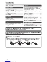 Preview for 4 page of JVC Everio GZ-V500U Basic User'S Manual