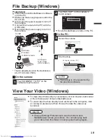 Preview for 15 page of JVC Everio GZ-V500U Basic User'S Manual