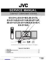 JVC EX-D11A Service Manual preview