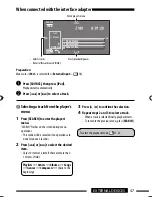 Preview for 47 page of JVC EXAD KW-AVX825 Instructions Manual