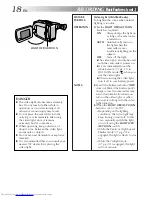 Preview for 17 page of JVC GR-AX18EG Instruction Manual