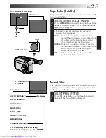 Preview for 22 page of JVC GR-AX18EG Instruction Manual