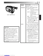 Preview for 21 page of JVC GR-AX947UM Instructions Manual