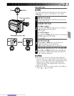 Preview for 23 page of JVC GR-AXM2 Instructions Manual