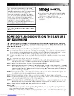 Preview for 3 page of JVC GR-AXM20 Instructions Manual