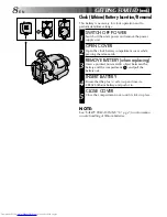 Preview for 8 page of JVC GR-AXM20 Instructions Manual