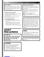 Preview for 2 page of JVC GR-AXM22UM Instructions Manual