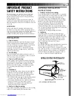 Preview for 3 page of JVC GR-AXM22UM Instructions Manual