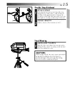 Preview for 15 page of JVC GR-AXM750 Instructions Manual