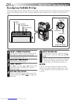 Preview for 20 page of JVC GR DV 3 Instructions Manual