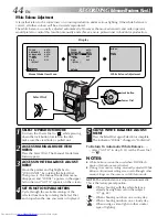 Preview for 44 page of JVC GR DV 3 Instructions Manual