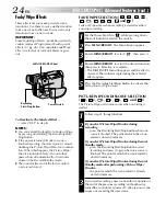 Preview for 24 page of JVC GR-DVL105 Instructions Manual