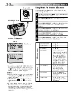 Preview for 30 page of JVC GR-DVL105 Instructions Manual