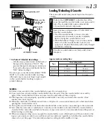 Preview for 13 page of JVC GR-DVL140 Instructions Manual