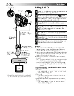 Preview for 40 page of JVC GR-DVL140 Instructions Manual