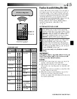 Preview for 45 page of JVC GR-DVL140 Instructions Manual