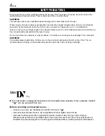 Preview for 4 page of JVC GR-DVL155 Instructions Manual