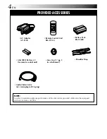 Preview for 4 page of JVC GR-DVL315 Instructions Manual