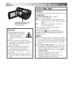 Preview for 22 page of JVC GR-DVL505U Instructions Manual