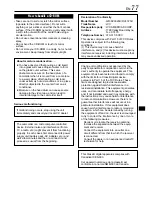 Preview for 77 page of JVC GR-DVL725 Instructions Manual