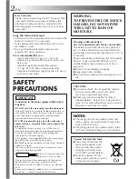 Preview for 2 page of JVC GR-FX10 Instructions Manual