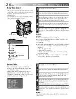 Preview for 26 page of JVC GR-SXM321 Instructions Manual