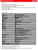 Preview for 2 page of JVC GY-HM100 Specifications