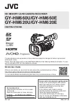 JVC GY-HM620E Instruction preview