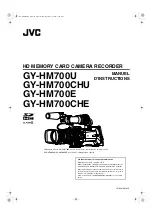 Preview for 131 page of JVC GY-HM700U - Prohd Compact Shoulder Solid State Camcorder Manual