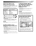 Preview for 27 page of JVC HM-DR10000EU Instructions Manual