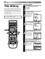 Preview for 40 page of JVC HM-DR10000EU Instructions Manual