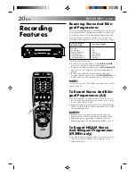 Preview for 20 page of JVC HR-E939EG Instructions Manual