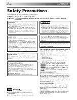 Preview for 2 page of JVC HR-J251MS Instructions Manual