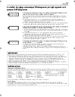 Preview for 11 page of JVC HR-J270 (French) Manuel D'Instructions