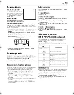 Preview for 19 page of JVC HR-J270 (French) Manuel D'Instructions