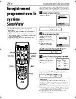 Preview for 24 page of JVC HR-J270 (French) Manuel D'Instructions