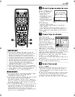 Preview for 41 page of JVC HR-J270 (French) Manuel D'Instructions