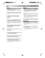 Preview for 40 page of JVC HR-J430KR Instructions Manual