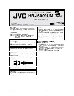 JVC HR-J6009UM Instructions Manual preview