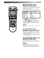 Preview for 19 page of JVC HR-J668EU Instructions Manual